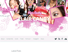 Tablet Screenshot of flaircandy.com